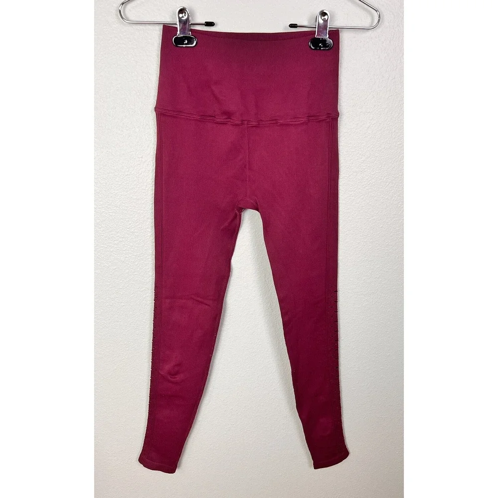 Women's Spiritual Gangster Self Love High Waisted Leggings‎ Mauve Sz XS/S